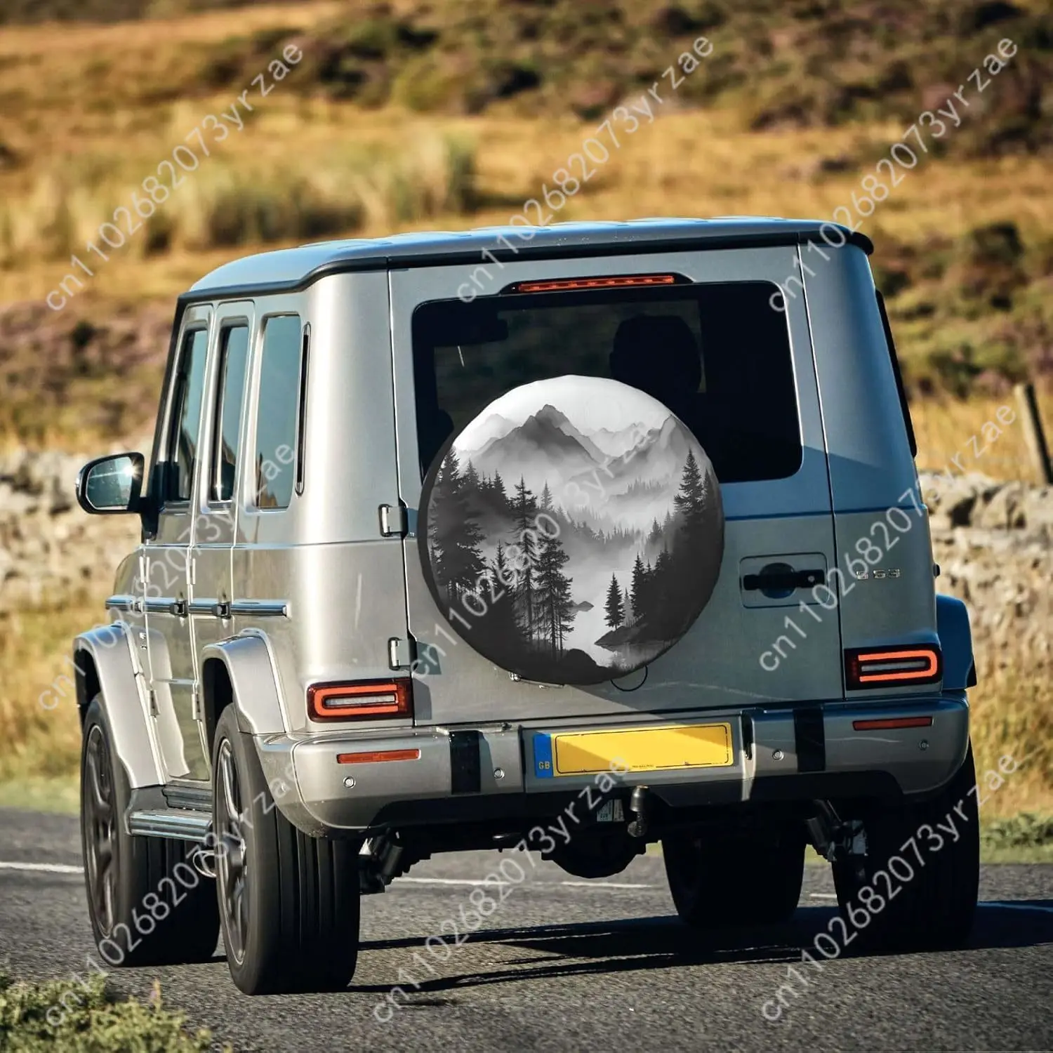 

Mountain Lake Tree Various Models Spare Tire Cover Sand Dust Prevention Protect Wind Rain Tire Cover Sturdy Durable Tire Covers