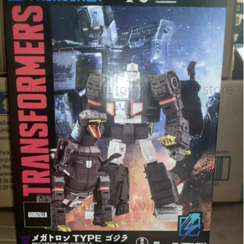 ハスブロ変身玩具タカラトミーメガトロンタイプゴジラアクションフィギュア模型玩具アニメクリスマスギフト
