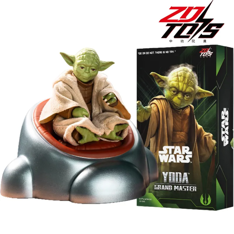 zdトイズ-スター・ウォーズ-ヨーダ・グランドマスター-アクションフィギュア。可動関節式で、ライトセーバー付き。コレクションモデル。誕生日プレゼントに最適。