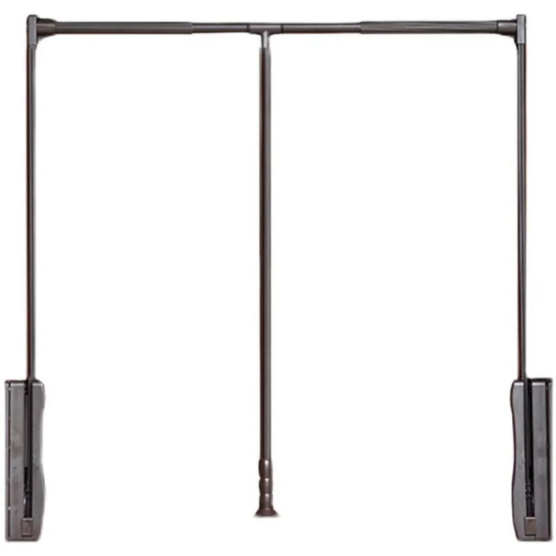 Lifting clothes rail, pull-down wardrobe, automatic return to the cloakroom, wardrobe, telescopic hanger, household hardware