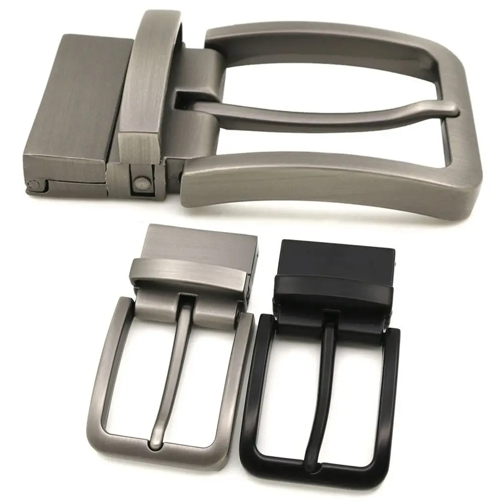 

Zinc Alloy Single Prong Craft DIY Waistband Head 35mm Pin Buckle End Bar Classic Belt Buckles