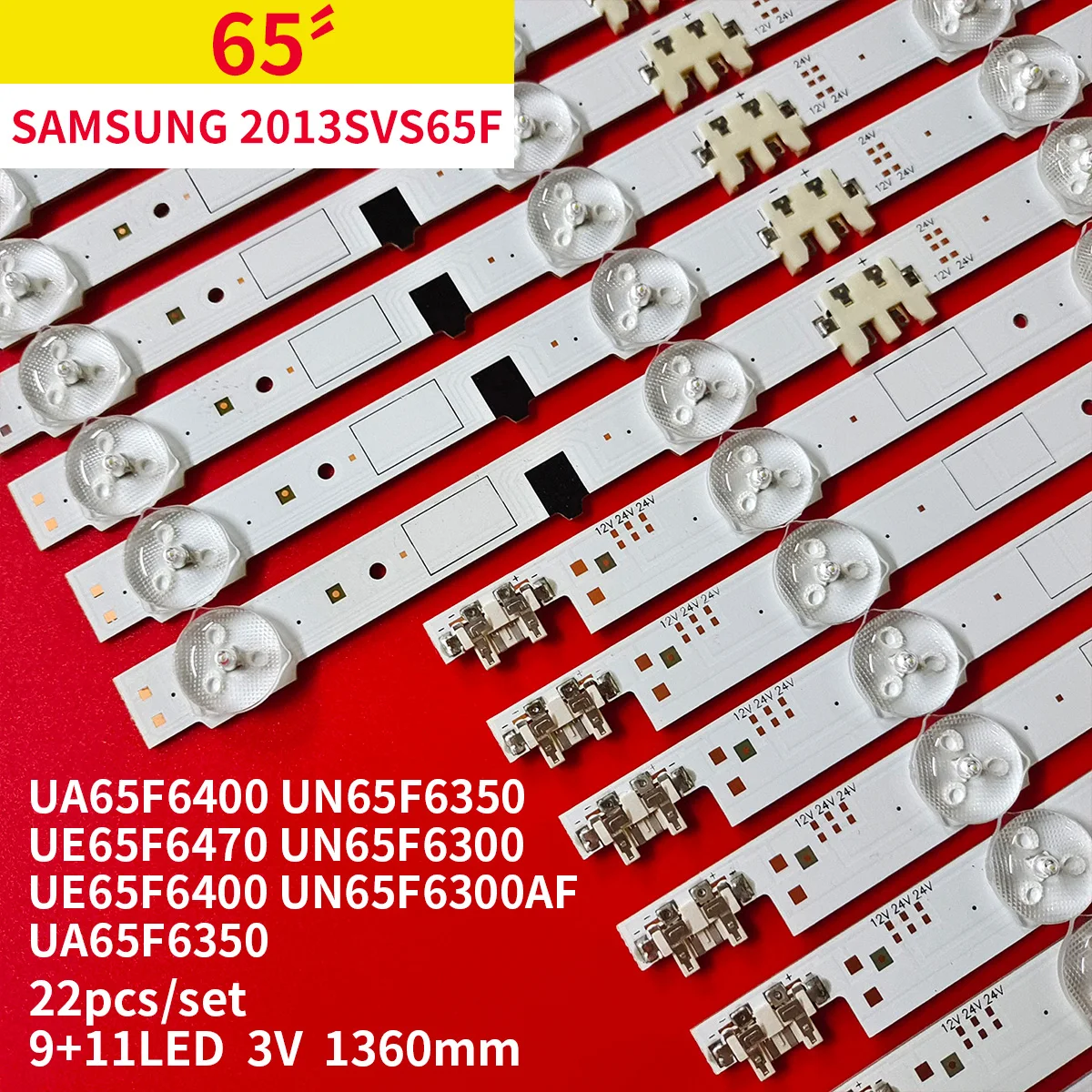 LED Backlight strip For UE65F6400AK UE65F6400AW UE65F6400AY UE65F6470SS UE65F6475SB 2013SVS65F D2GE-650SCA-R3 D2GE-650SCB-R3