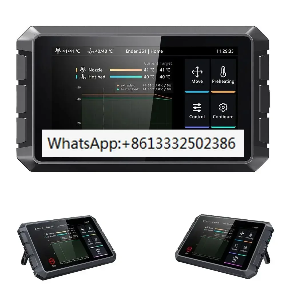 7 Inch Official Pad with 64 Bit Resolution 1024x600 Multi-Touch for Ender 3 V2/S1/S1 pro FDM 3D Printers - User Manual Guide view 2