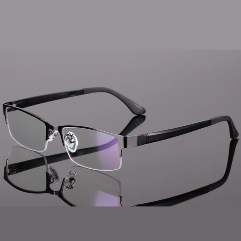 Spectacle Frame Men Eyeglasses Nerd Computer Prescription Optical For Male Eyewear Clear Lens Glasses Frame 8053