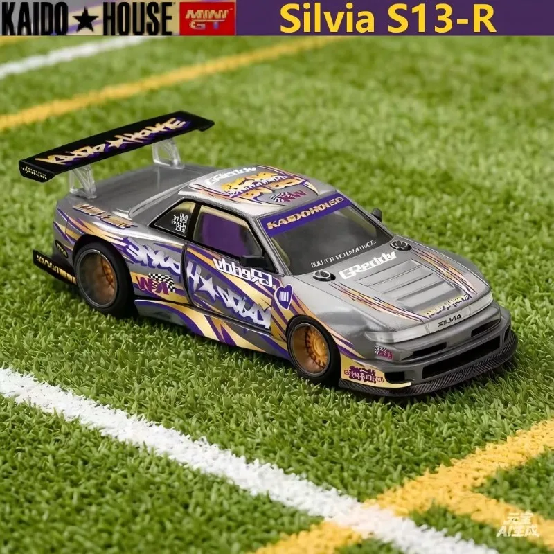 kaido-minigt-1-64-silvia-s13-r-alloy-die-casting-car-model-collection-model-boy-gift-christmas-gift-boy-toy