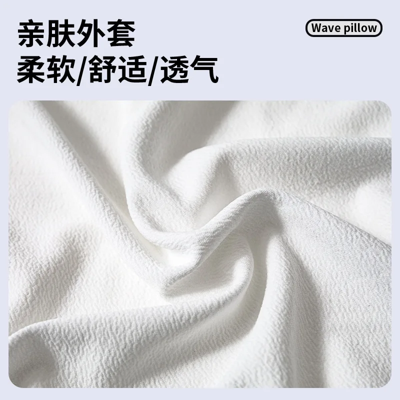 Memory Foam Wave Pillow Cervical Support Slow Rebound High Low Contour Bedding Core for Adults Hotel Home Sleep Comfort