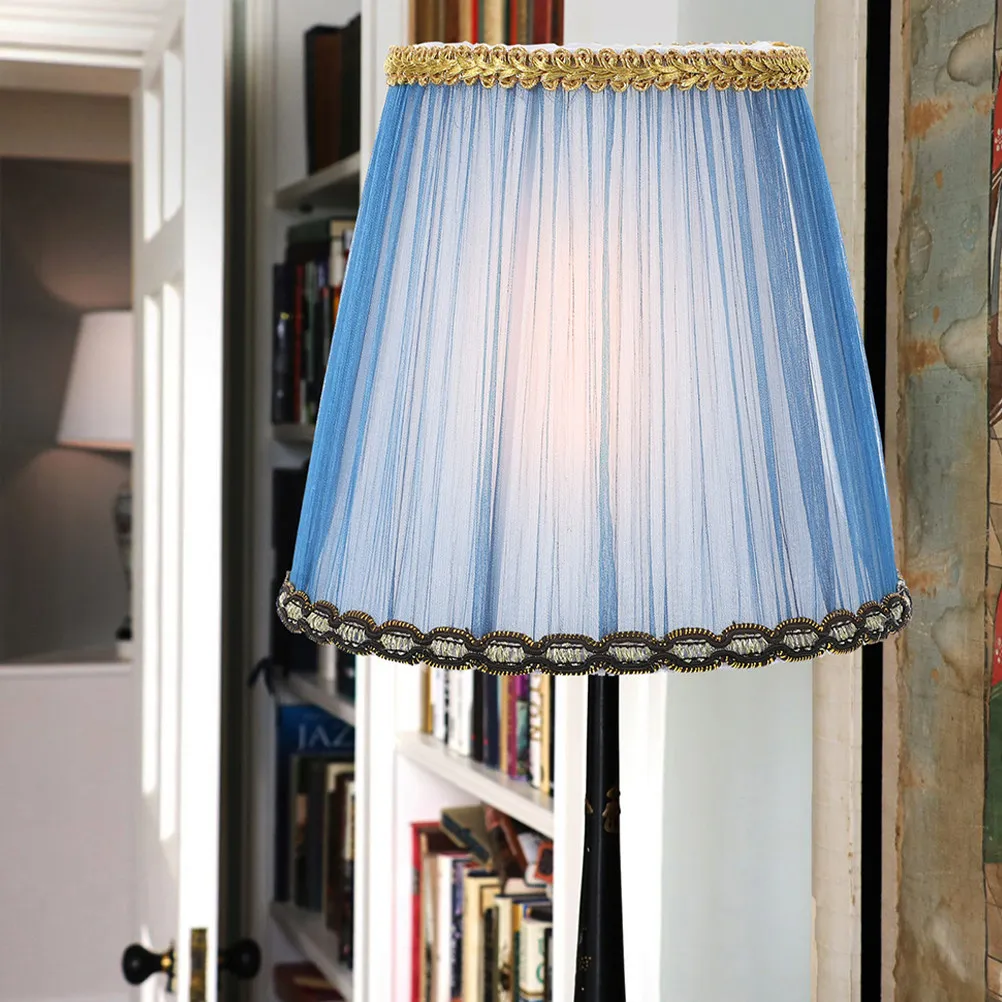 

2pcs Cloth Lamp Shade Clip On Fabric Table Lamp Cover For Bedroom Living Room Light Shade Replacement Diffuser