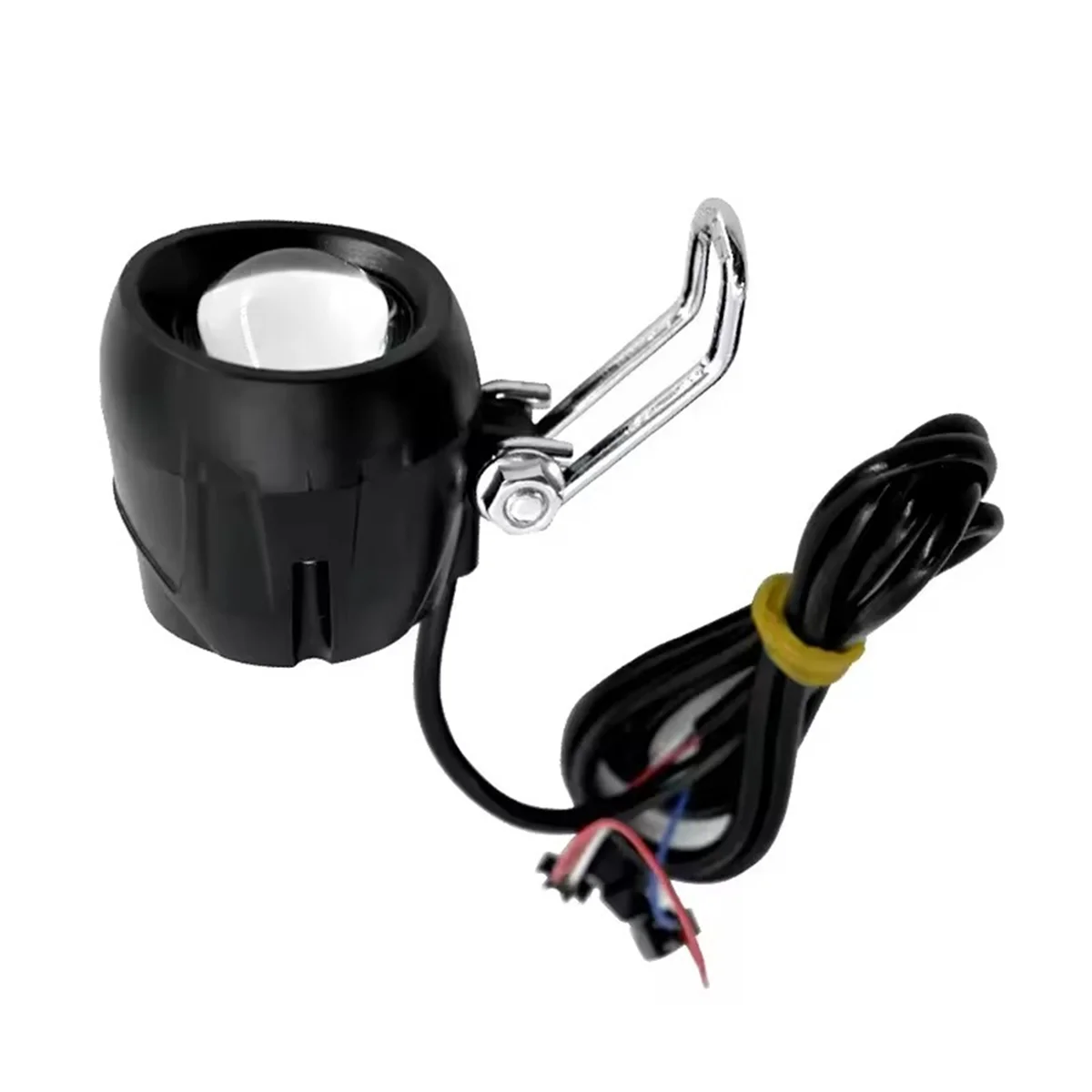 QA88X LED Front Light Lamp with Horn Bell, Headlight for Electric Scooter, E-Bike, Scooter Parts, 10in, for KUGOO M4