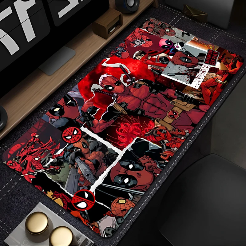 Mouse Pad Gaming Laptops Keyboard Mat Deskmat computer Accessories Desk Protector Gamer player PC carpet D-Deadpools Mousepad