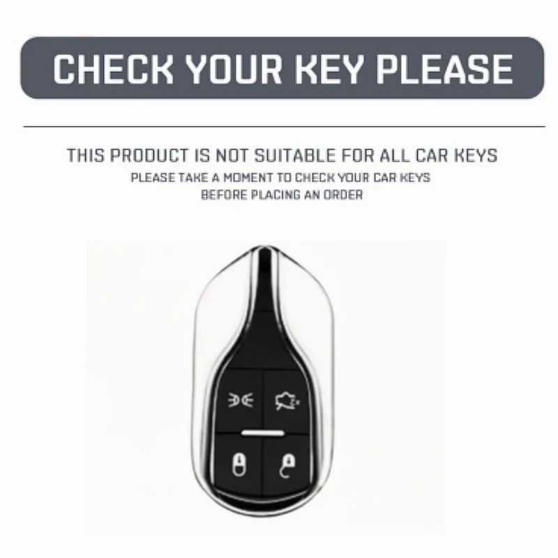 Car Key Case Cover For Maserati Levante Ghibli Quattroporte GT Granturism GranCabrio Auto Car Styling Accessories