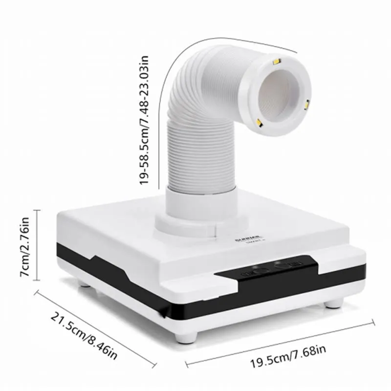 Dental Desktop Vacuum Cleaner Denture Oral Grinder Vacuum Cleaner Desktop Engraving Dental Machine Dust Collection