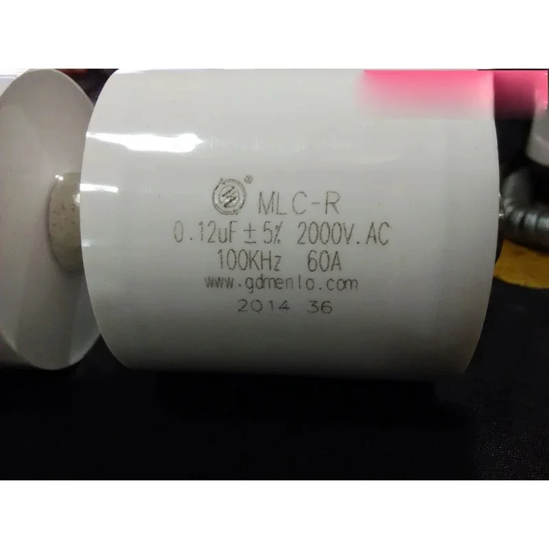 AC Metalized Film High Voltage Resonant Capacitor MLC-R-2000VAC/0.12UF/2KV High Frequency 100KHZ