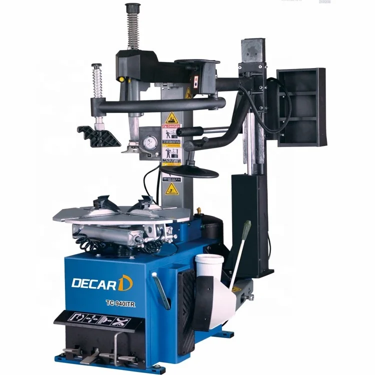 

DECAR 12-28" Automatic Tire Changer & Wheel Balancer Combo Swing Arm No Disc Lean Back Tyre Changing Balancing Machine