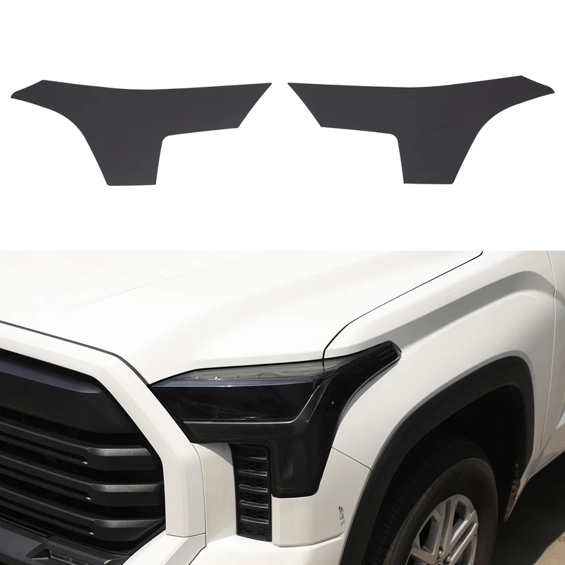 

For Toyota Tundra 2022-2025 Automotive Front Headlight Film Decorative Sticker PVC Automotive Modification Accessories