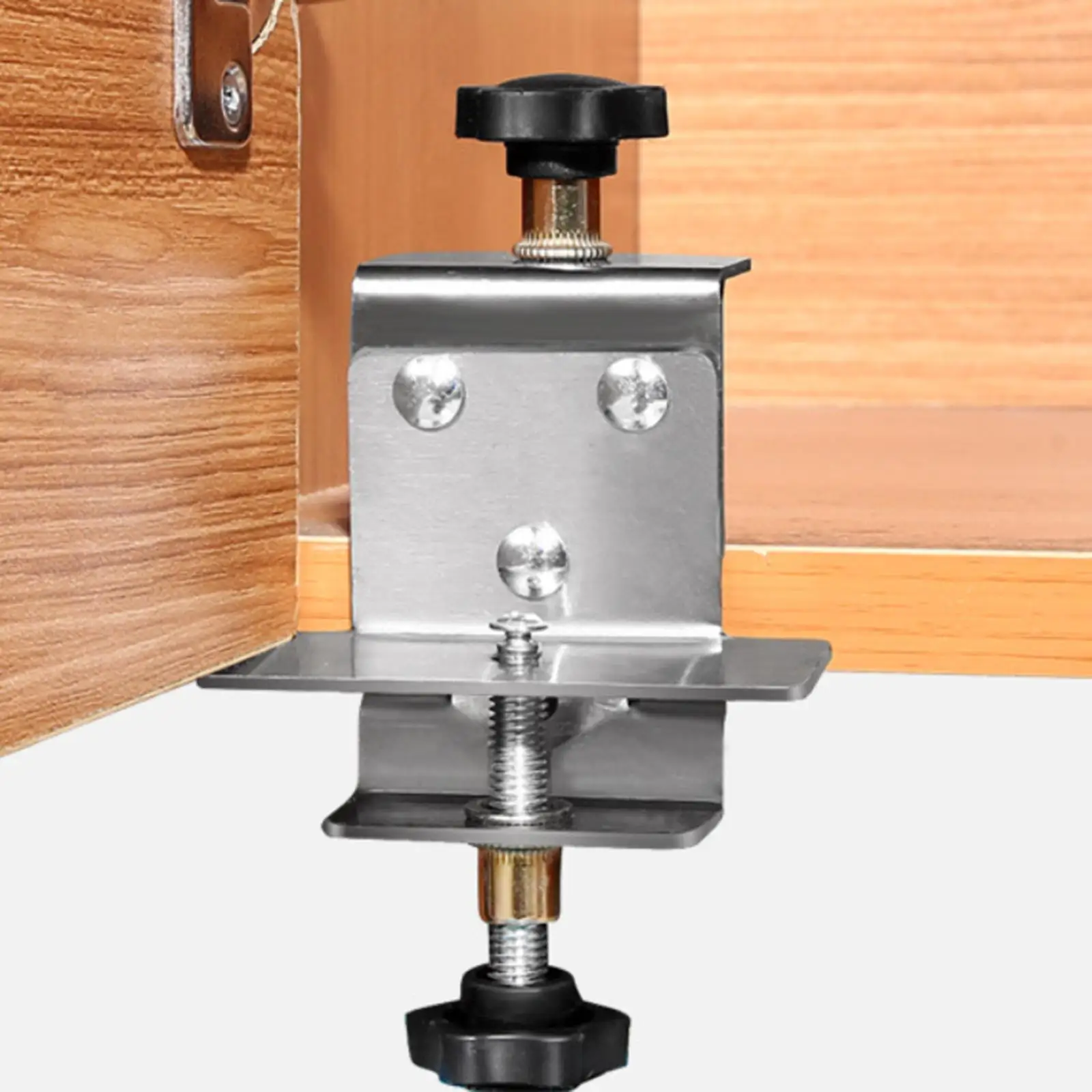 

Локатор зажима для крепления на дверь шкафа, регулируемый универсальный компактный для мебели