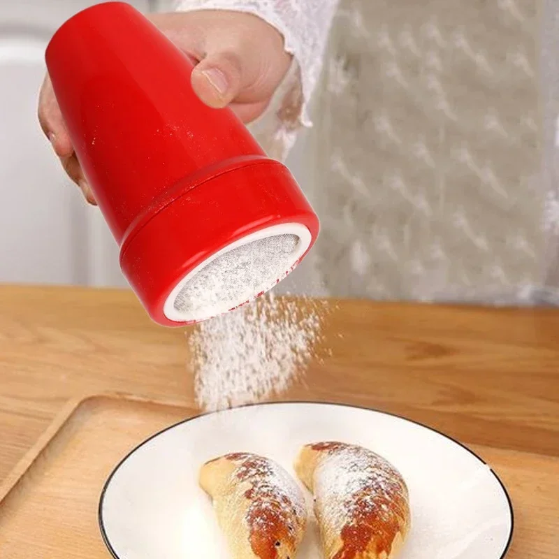 

Powdered Sugar Sifter Cocoa Powder Coffee Dusting Tin Flour Sieve Kitchen Cake Pastry Baking Tools Sugar Sieve Baking Tools Mold