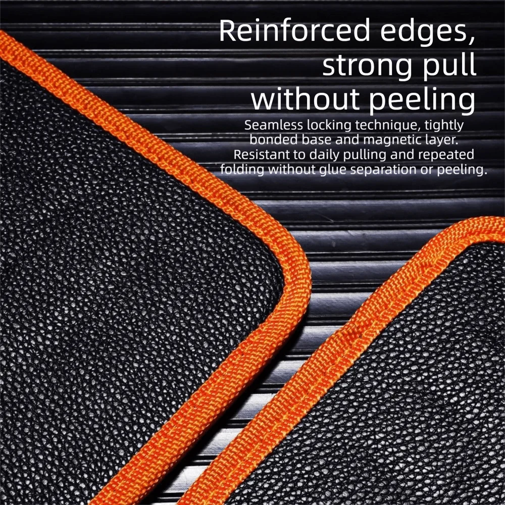 Double-Sided Magnet Tool Storage Pad Portable Anti-Slip Magnetic Holder Pad Strong Magnet Reinforced Edge Magnetic Storage Mats