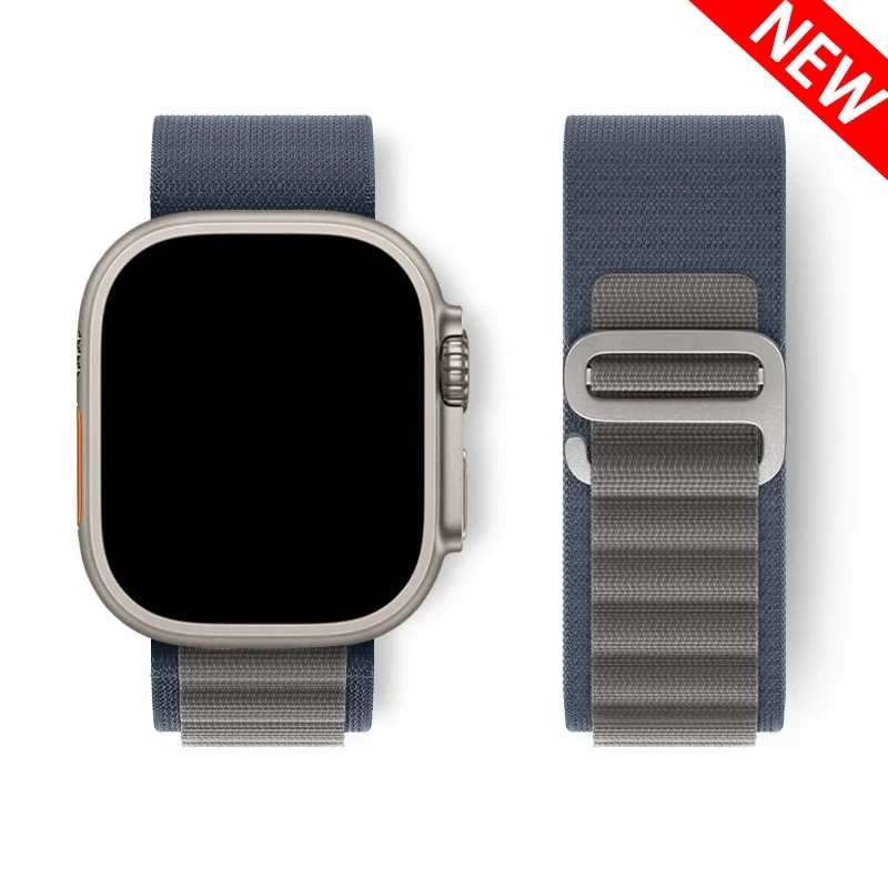 Alpine Loop für Apple Watch Band Ultra2 49 mm 40–44 mm 45 mm 41 mm 38 mm G-Haken-Sportarmband iWatch Serie 9 8 7 6 SE 5 4 10 46 mm 42 mm