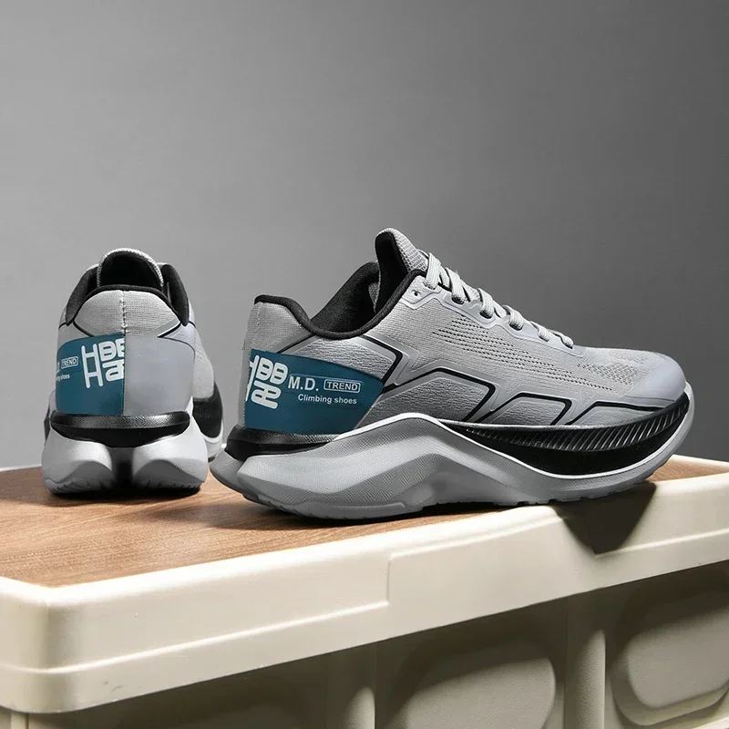 ماراثون وسادة هوائية للرجال أحذية الجري الرياضية تنفس خفيفة الوزن المرأة مريحة رياضية عدم الانزلاق لوحة الكربون أحذية رياضية