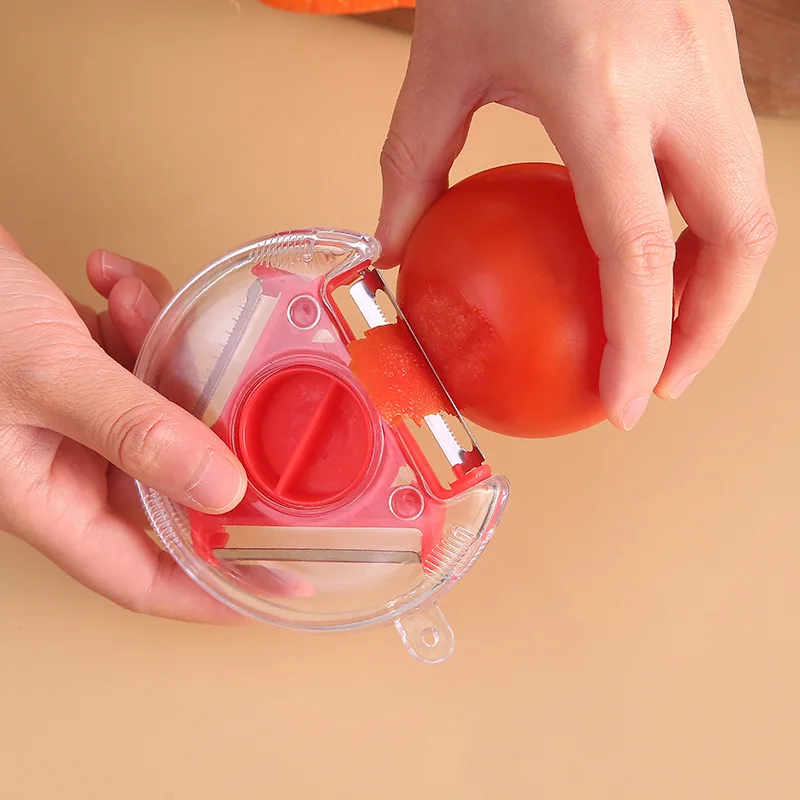 3-in-1 paring knife, apple and fruit planer, kitchen peeling and peeling device, potato peeling knife, peeling device