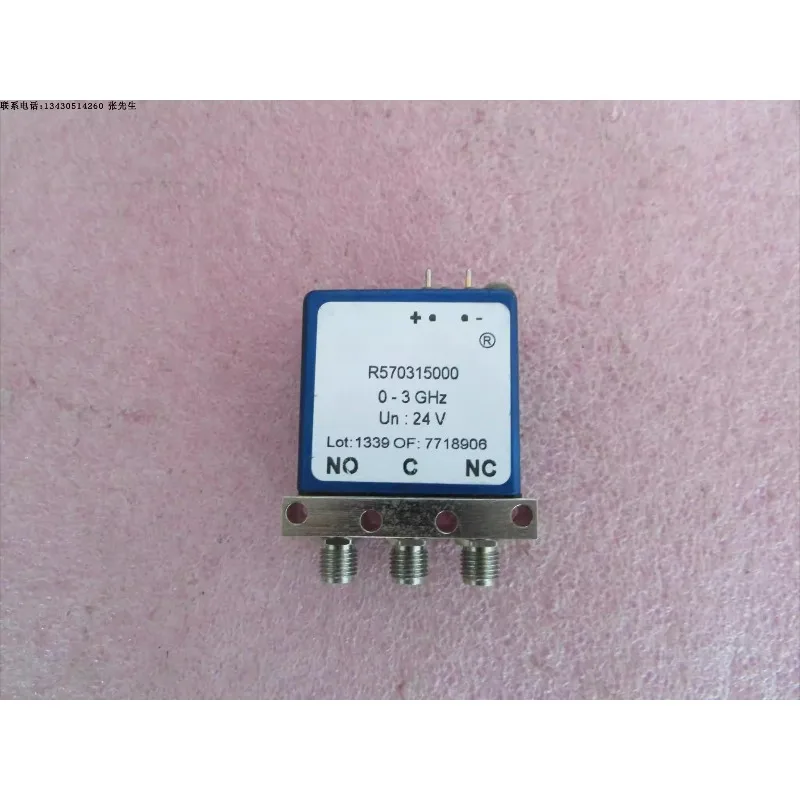 R570315000 3GHz 300W 24V RF Coaxial Switch - Single Pole Double Throw Microwave Signal Component