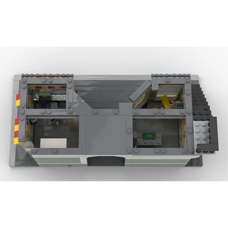 945PCS MOC- 203039   모듈 형 장난감 및 식료품 점 새로운 도시 뜨거운 판매 스트리트 뷰 MOC 빌딩 블록 DIY 크리 에이 티브 아이디어 어린이 장난감