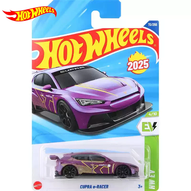 2025C Original Hot Wheels Car Cupra E-racer Toys for Boy 1/64 Diecast Voiture Alloy Model Juguetes HW EV Collector Birthday Gift