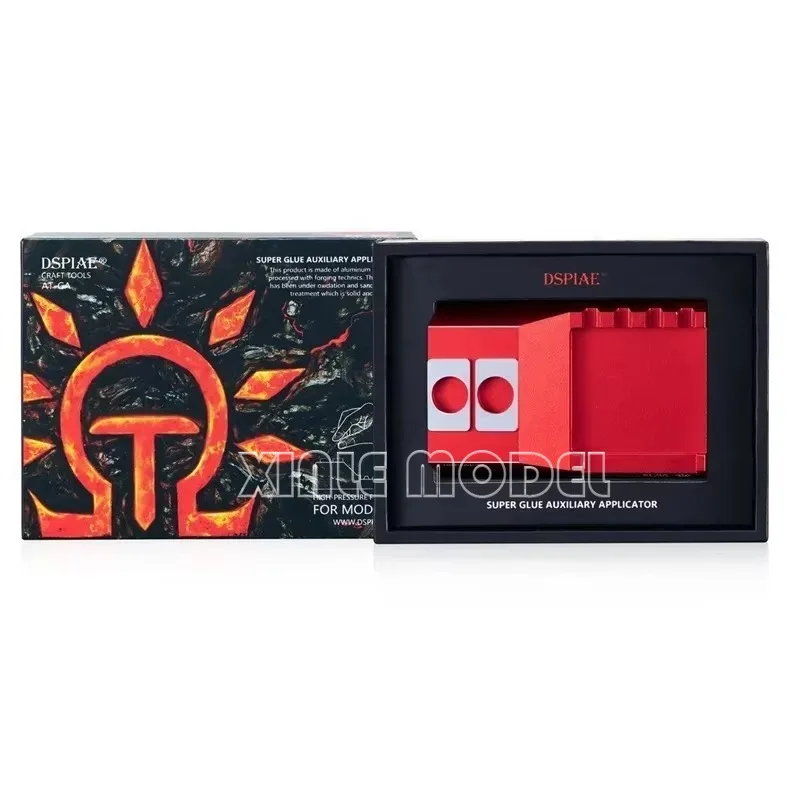 DSPIAE AT-GA Super colle support d'application Kit combiné applicateur auxiliaire, outil de fabrication de modèles militaires passe-temps bricolage