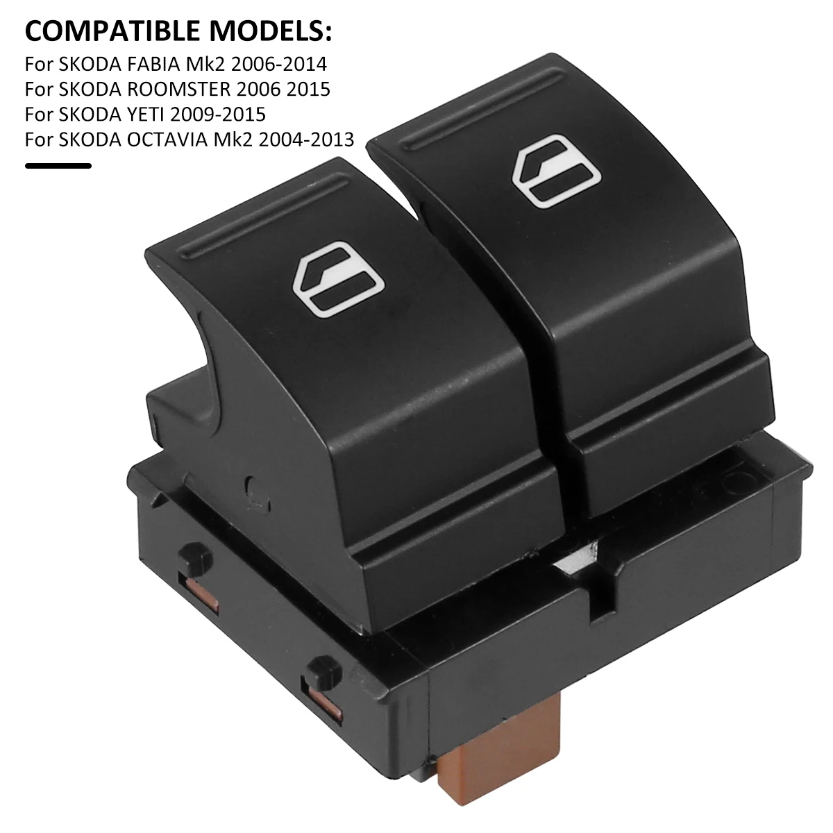 Car Window Switch For Skoda Octavia Mk2 Fabia Mk2 Roomster Replacement Electric Window Control Button Car Interior Accessories