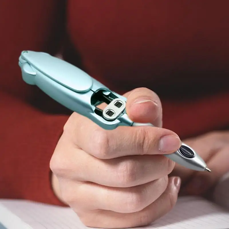 Cute Frog Pen Retractable Drawing And Writing Decorative Novelty Frog Pen Stationery Supplies Funny Fidget Toys For Kids