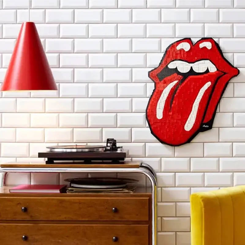 Nieuw product Rolling Stones TongueArt Life 3D1998 STKS gebouw wandmontage speelgoed herdenkingsmunt kinderen Gift 31206