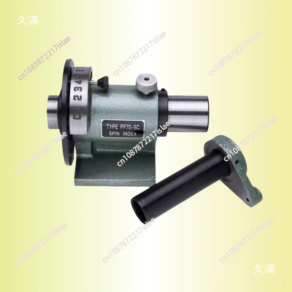 NEW PF70-5C simple indexing head 5C chuck equal split drilling and milling grinder can be connected to 2 3 4 5 inch chuck