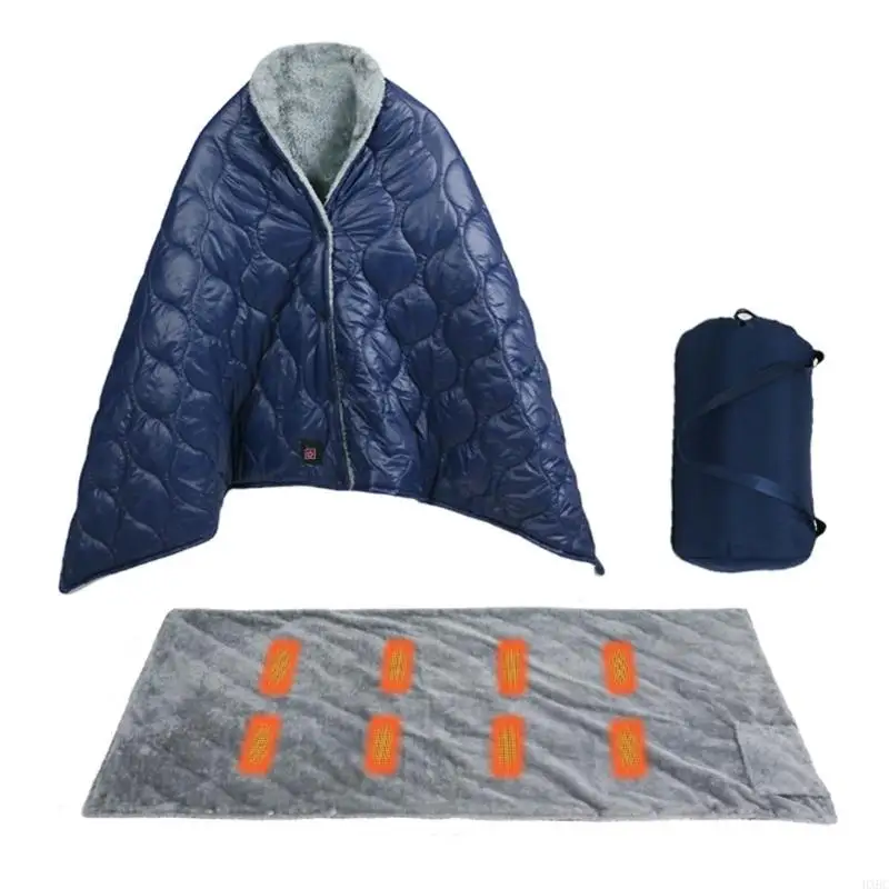 

2025 New Water Resistant 160x70cm USB Heating Blanket For Tourists 3 Heat Configuration Safety Auto Shut Away Dense Size