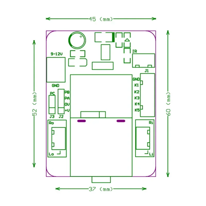 Nvarcher ALPS Yamaha RK168 scheda di regolazione del Volume del telecomando per preamplificatore Audio automaticamente il suono