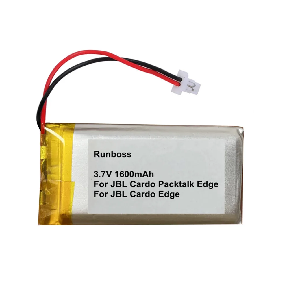 Original Replaces 1600mAh Battery For JBL Cardo Edge / Cardo Packtalk Edge Gaming Headset Headphone