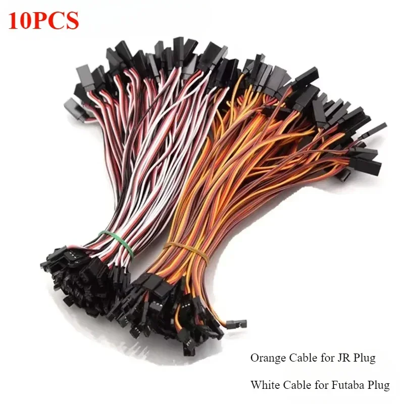 

10 шт. 26AWG между мужчинами и женщинами, удлинительный провод для сервопривода, кабель 30 ядер, 100 мм, 150 мм, 200 мм, 300 мм, 500 мм для Futaba JR, вилка, детали для самостоятельного изготовления