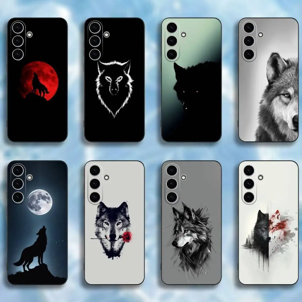 

Wolf Animals Cool Phone Case For Samsung Galaxy A73,A72,A71,A70,A53,A52,A51,Soft Black Shell