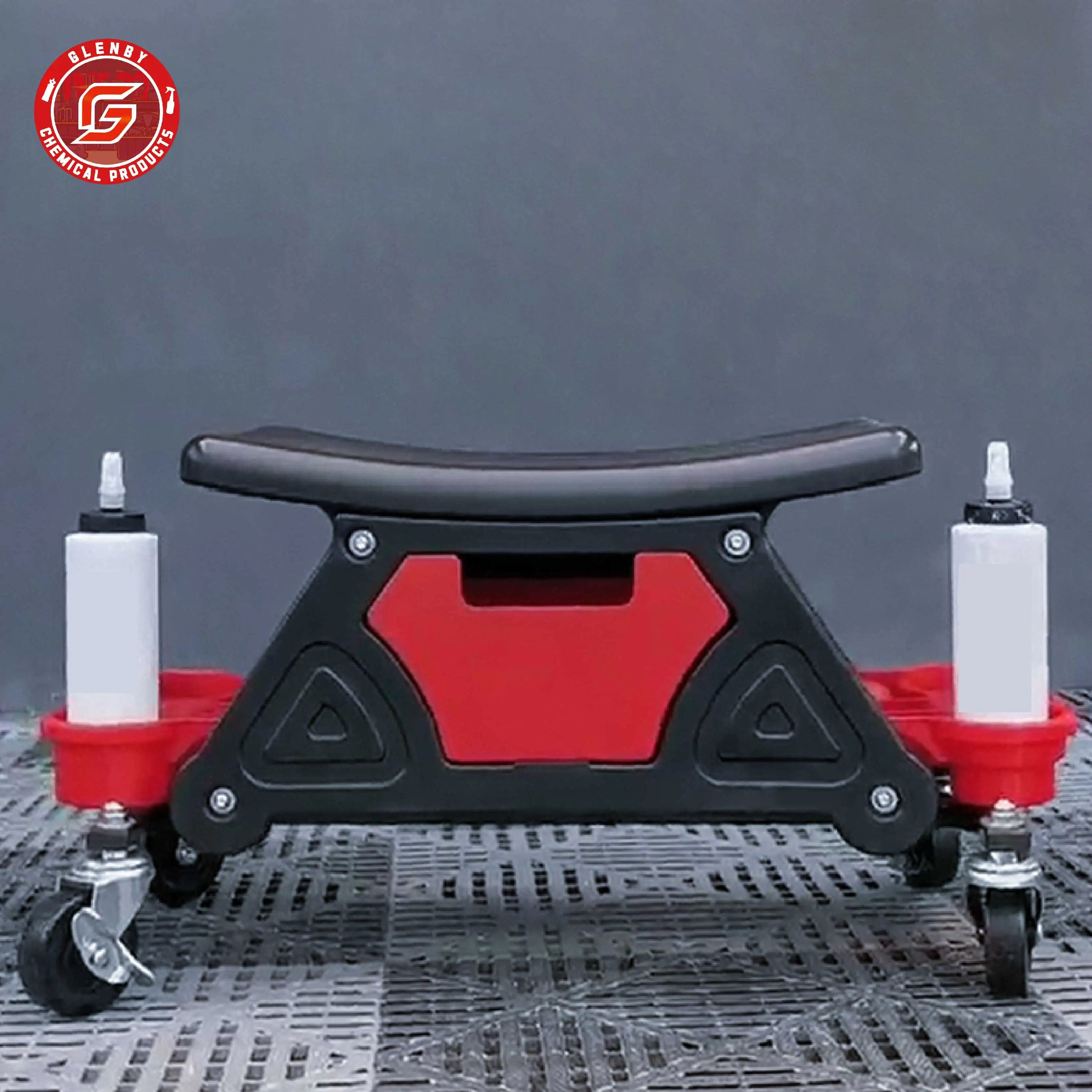 GLenby Car Detailing Sliding Creeper Seat Multi-functional Tool Stool Chair for Car Wash Wax Polish T-711A