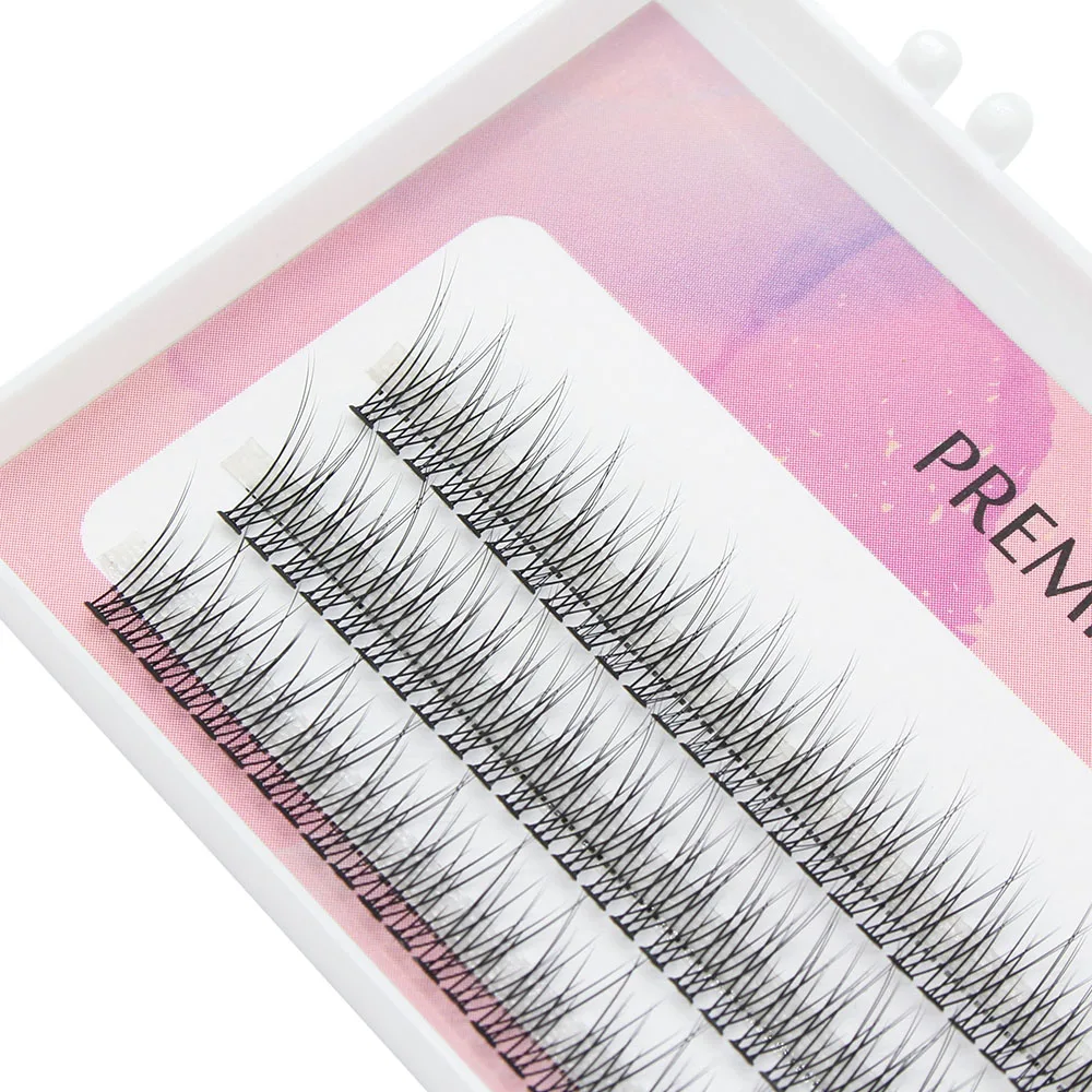 Professional Makeup Beauty Natural Cilias Eyelash Extension MoonLily12D Fishtail Eyelashes Personal Grafting False Mink Lashes