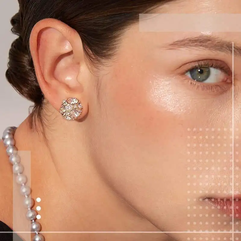 Pendientes magnéticos para hombres y mujeres, aretes magnéticos de piedra de cristal, sin agujeros para las orejas, envío directo