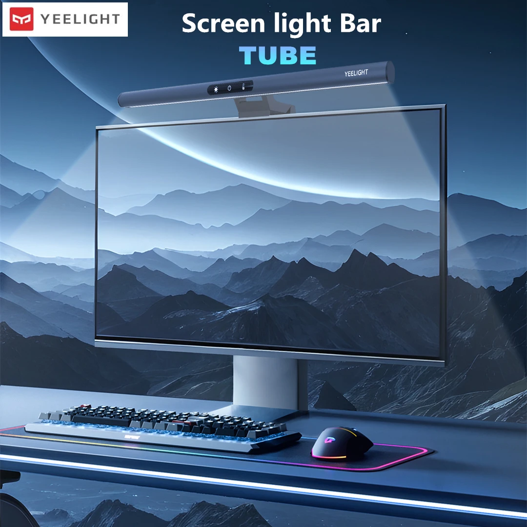 Yeelight Tube Screen light bar Hanging lights Eye protection Dimmable High CRI Straight/Curved screen For computer