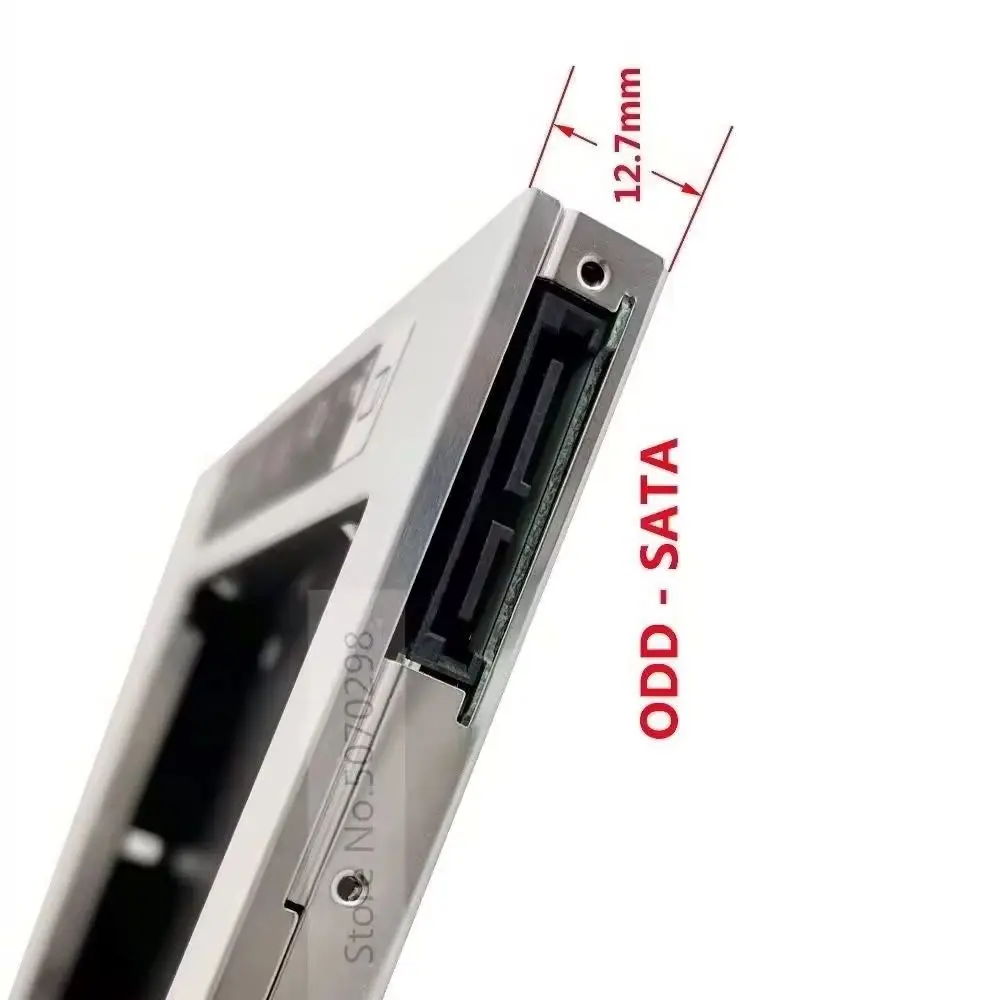 12.7mm 2nd 2.5 Hard Drive HDD SSD Optical bay Caddy Bracket For Asus X53S K53S K53SV K53SD ts51 pro79ij A53E X53E K53E A53S X70A