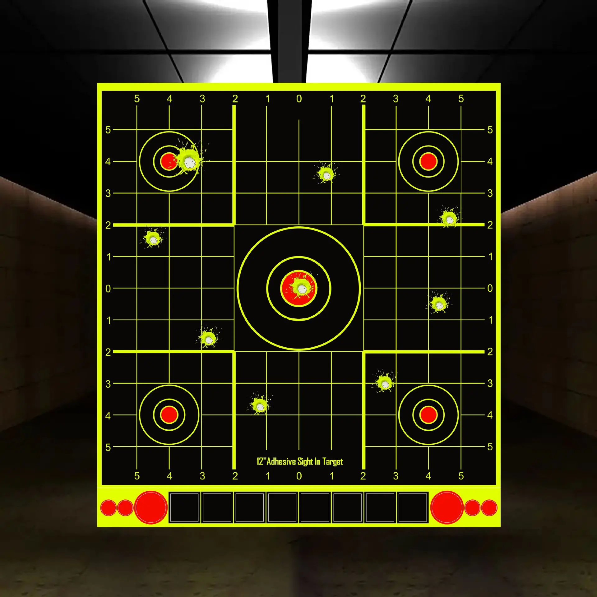 

Бумага для стрелковых мишеней 12 дюймов, флуоресцентная мишень с точной сеткой, для стрельбы на открытом воздухе, для тренировок взрослых