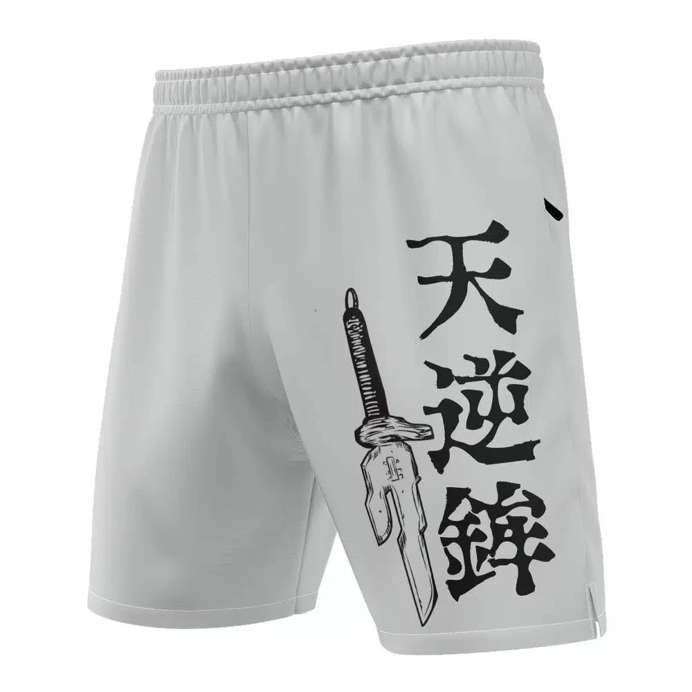 2026 Summer Jujutsu Kaisen Toji Inspired Quick Dry Gym Shorts, Men's Unisex Anime "Heavenly Spear" Print Running Sports Shorts