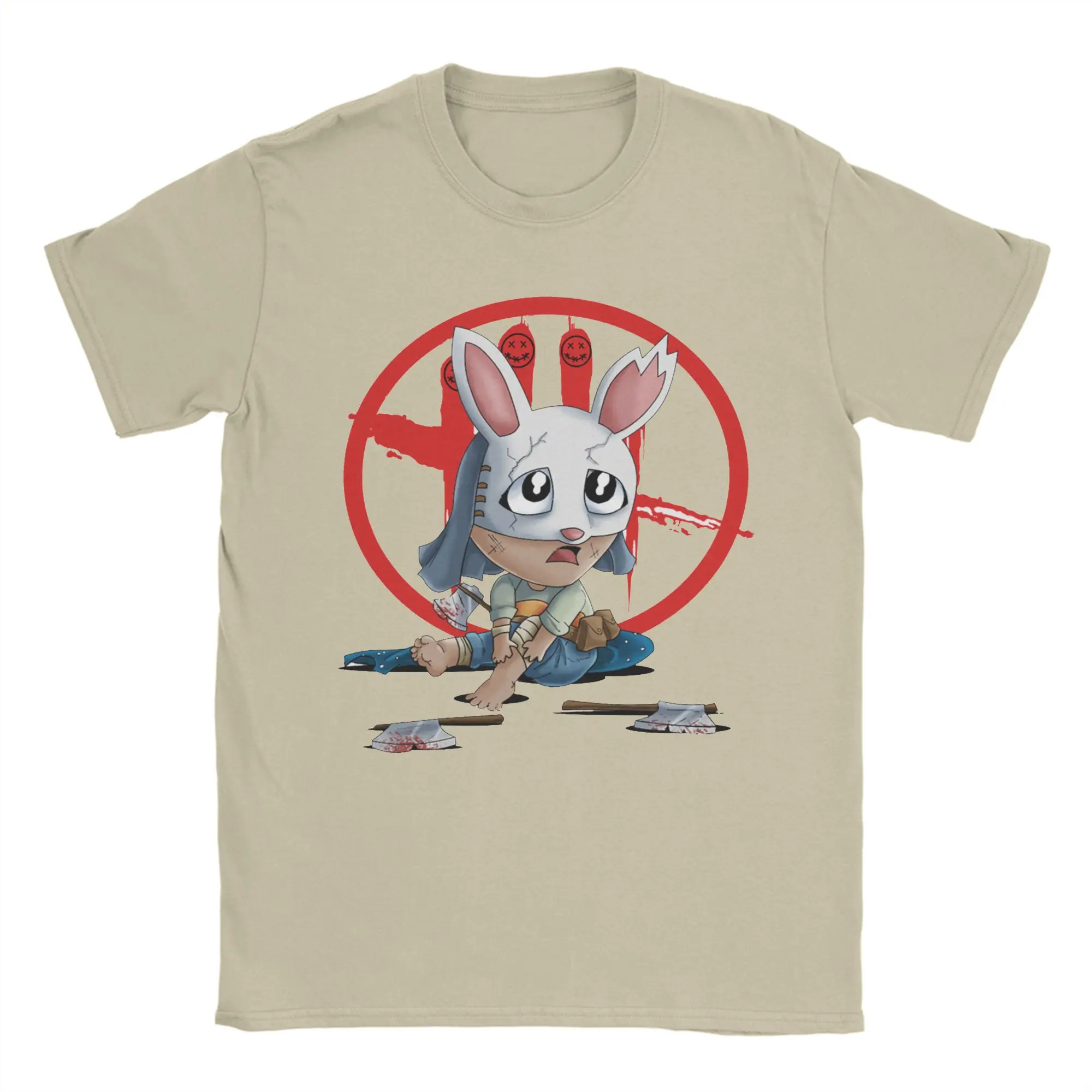 Casual Deads by Daylights Chibi Huntress T-Shirt Unisex Crewneck Short Sleeve Tops Shirts Game Dbd Cotton Summer Tops