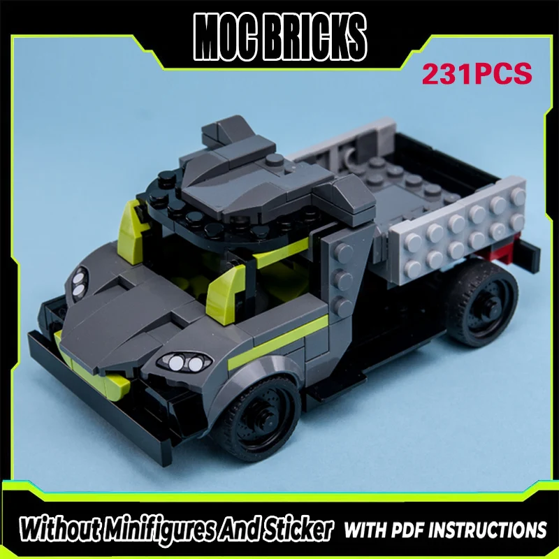 

Конструктор City Car Model MOC: Модульный грузовик-самосвал для перевозки грузов, технологичный подарок, набор для сборки, детские игрушки для праздников