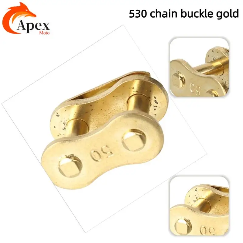 

530 Golden Motorcycle Chain Buckle, ATV Four Wheel Drive Kart Scooter Motorcycle Accessories