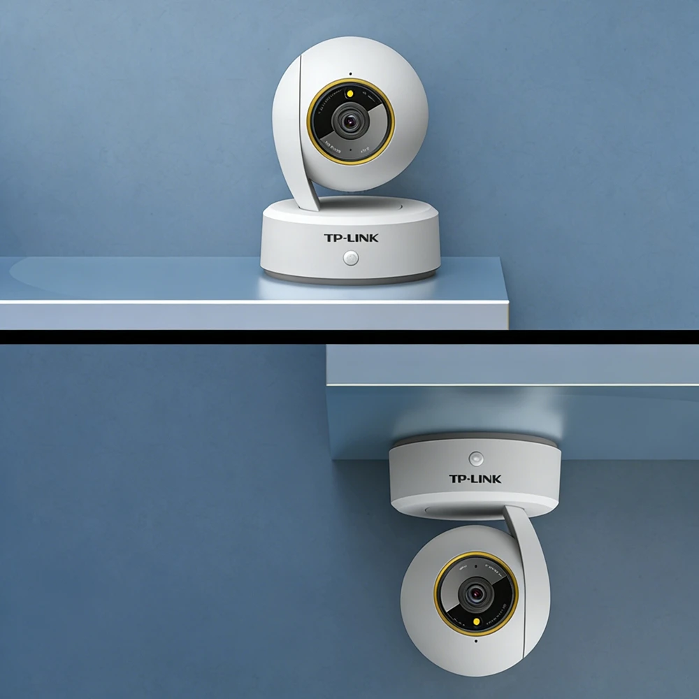 TP-LINK IPC44CL-V2 4MP Full Color Pan Tilt Indoor Security Camera, One-Button Call