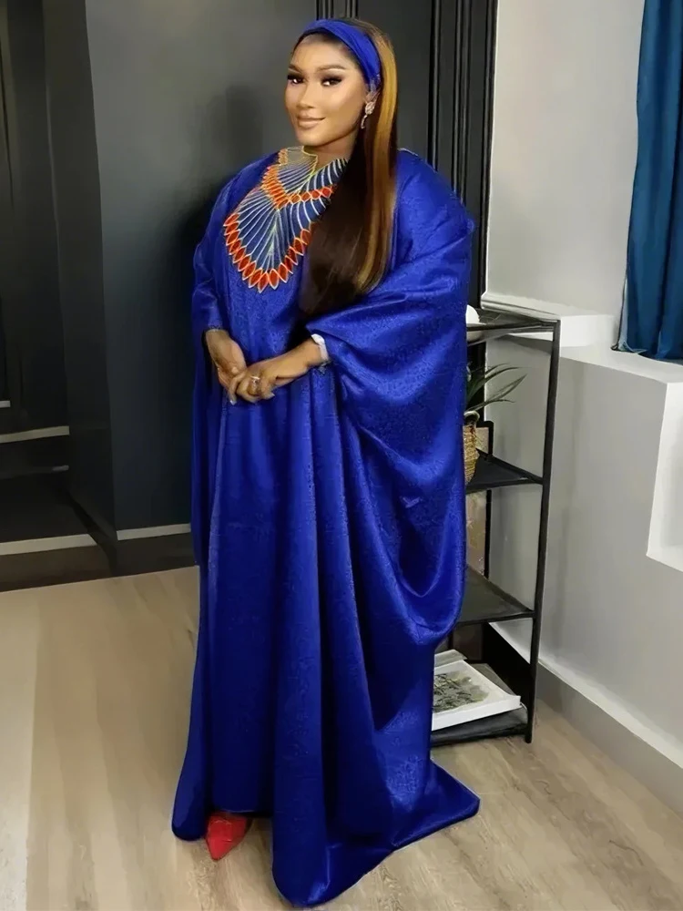 

Women African Dresses Traditional Clothes Party Evening Dress Dubai Muslim Hijab Abaya Ankara Dashiki Outfit Plus Size Long Robe