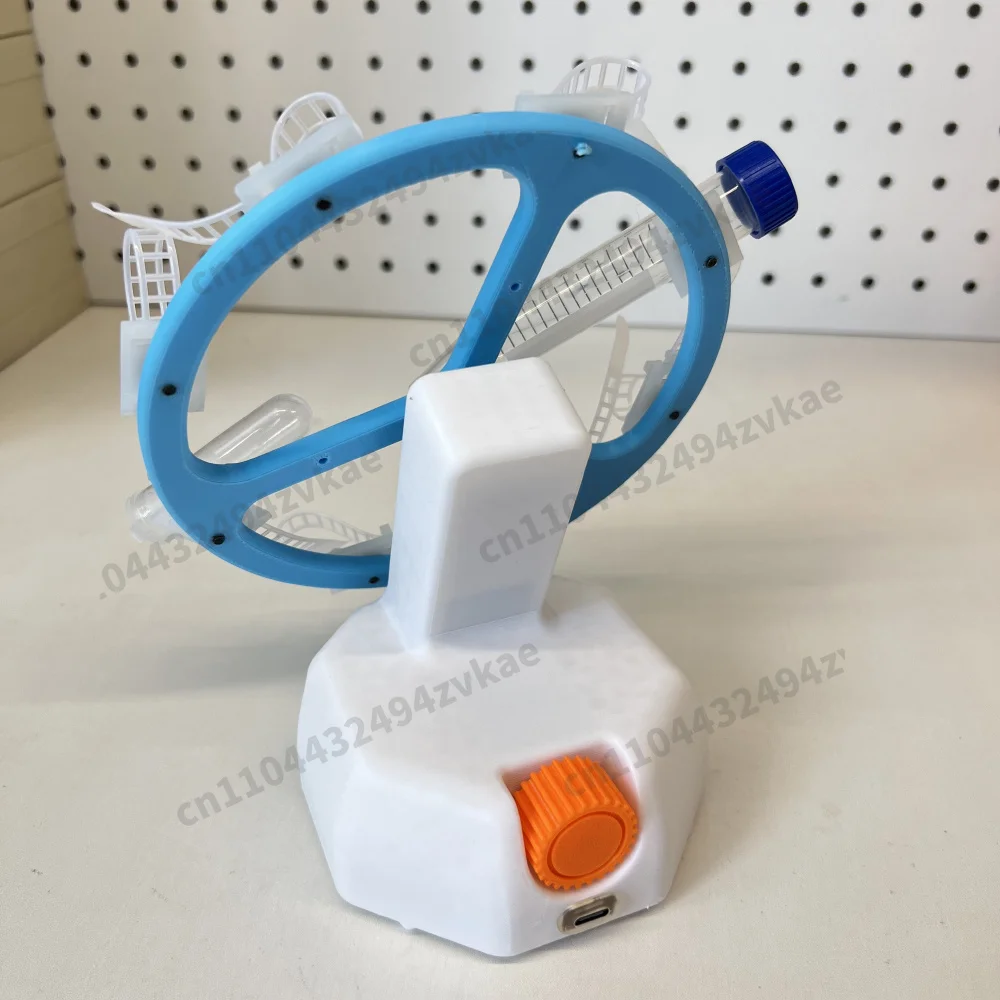 Type-C Power Portable Mini Rotary Mixer, 0.5-15ml Centrifuge Tube Rotator, 30-100RPM Adjustable Speed for Lab Use